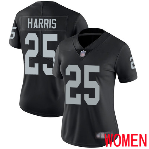 Oakland Raiders Limited Black Women Erik Harris Home Jersey NFL Football #25 Vapor Untouchable Jersey